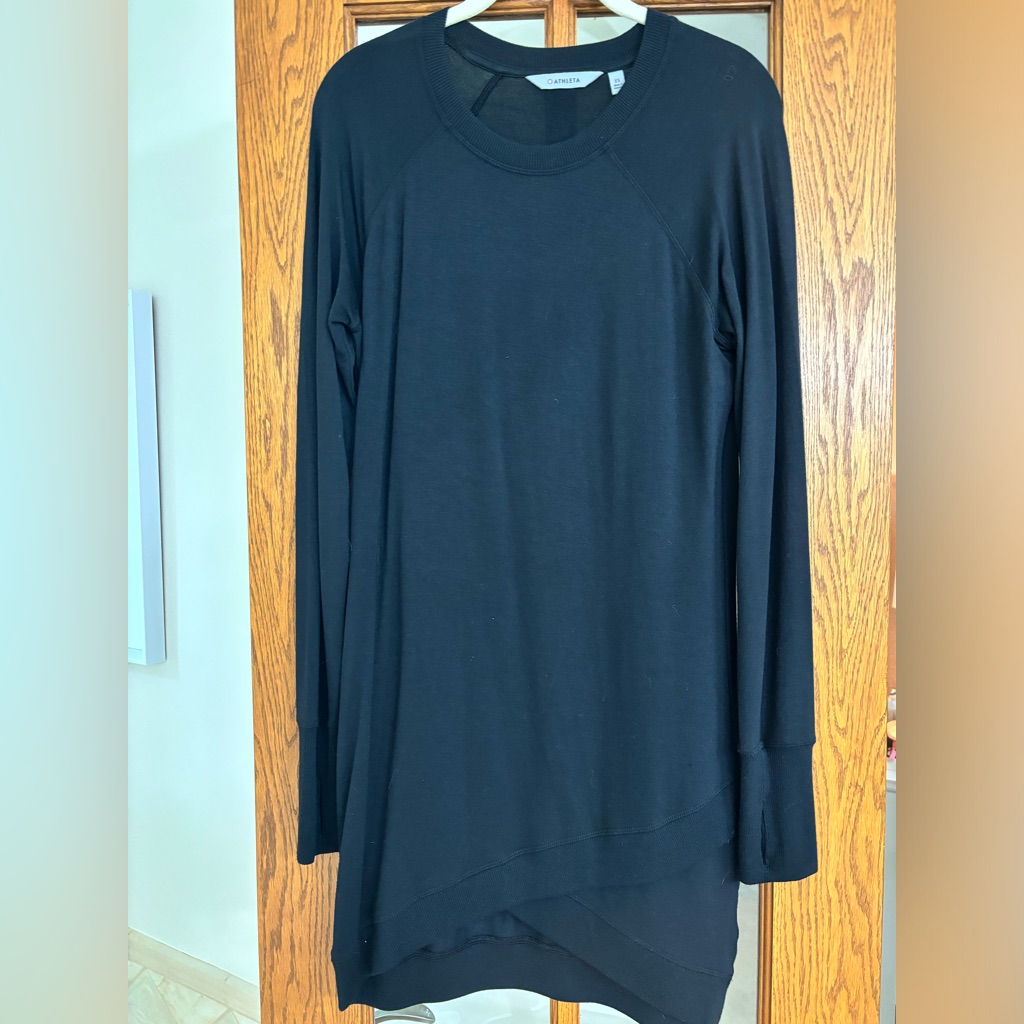 Athleta Jersey Knit Dress. Size Xs. Black
